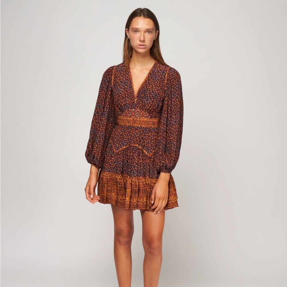 Ulla Johnson women’s Bohemian Long Sleeve Dress size 6